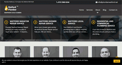 Desktop Screenshot of plumberwatford.net